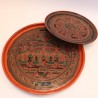 Burmese lacquer plate