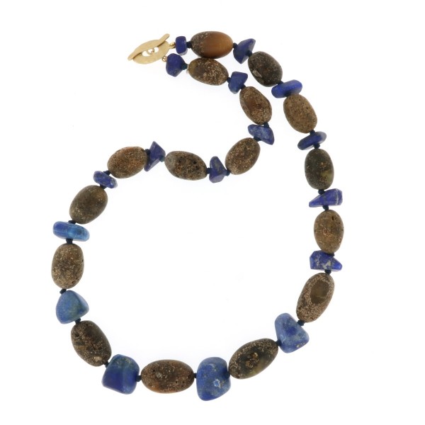 Collana In Ambra Naturale Del Baltico - Lunghezza 33 Cm, Vera Ambra Certificata, Fatta A Mano